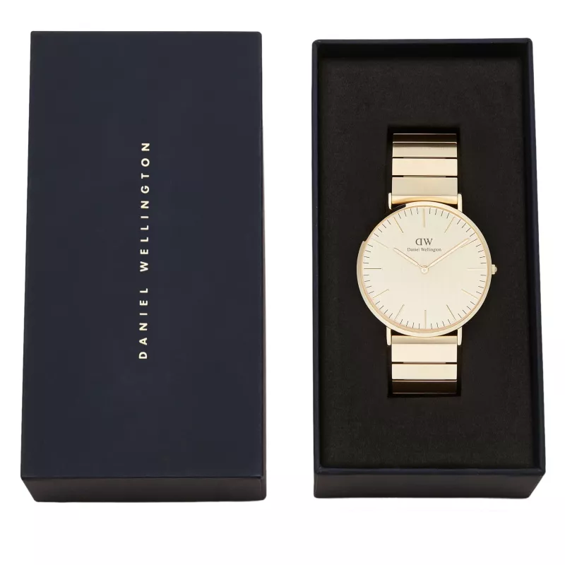 DANIEL WELLINGTON Naiste Kell DW00100779 40mm Roosakuld Must NATO