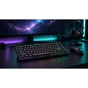 Dark Project Terra Nostra G3MS Moonstone Switch TKL mehaaniline mänguklaviatuur, US ANSI, must