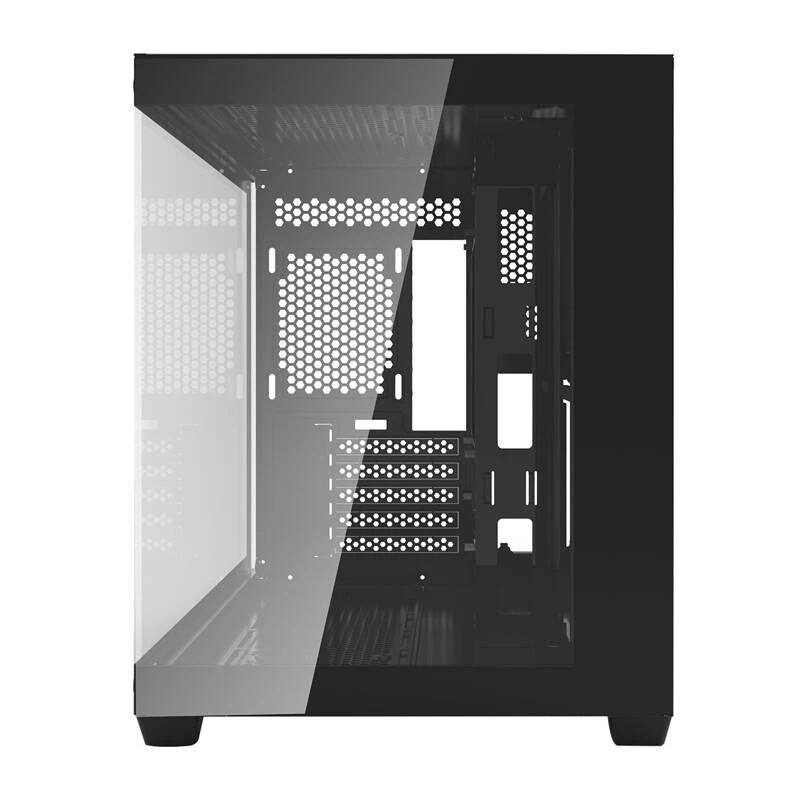 Darkflash C285MP mid-tower arvutikorpus, karastatud klaasist külgpaneel, ATX, must