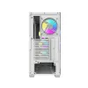 DARKFLASH DS900WS mid-tower valge korpus 4 ARGB ventilaatoriga