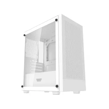 Darkflash M305 Mini Tower arvutikorpus valge (ilma ventilaatoriteta)