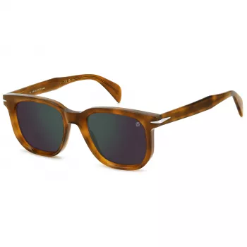 DAVID BECKHAM DB-7133-S-C9B Ristkülikukujulised päikeseprillid Havana pruun 52mm
