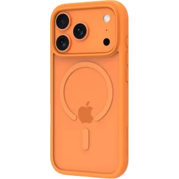 DBRAMANTE 1928 Grenen Tagakaas iPhone'ile - MagSafe Ühilduv - Taaskasutatud Plastik - Oranž - Apple'ile