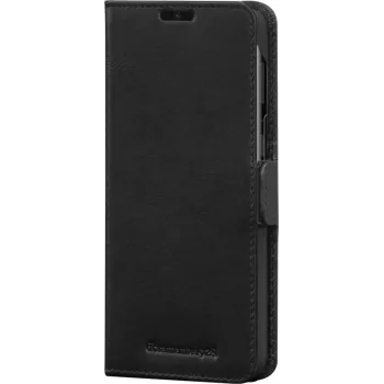 dbramante1928 Copenhagen Flip Case mobiiltelefonile - ehtne nahk - must - Samsung Galaxy S21+ 5G jaoks