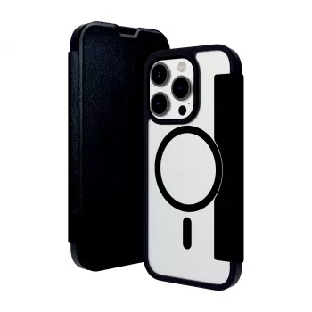 DBRAMANTE1928 Helsinki MagSafe ümbris iPhone 15 Pro Max jaoks - must/läbipaistev HE67CLBL1883