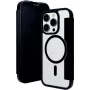 dbramante1928 Helsinki MagSafe Folio ümbris iPhone 15 Pro jaoks, mustast nahast 3 kaardipiluga HE61CLBL1882