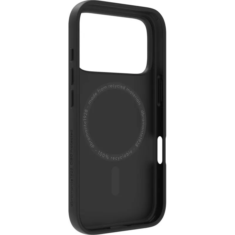 dbramante1928 Iceland Ultra tagumine kate Apple iPhone 17 Pro jaoks - MagSafe ühilduv - D3O, taaskasutatud plast - must IU63CL006705
