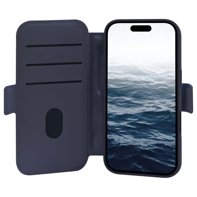 dbramante1928 Lynge Flip Case mobiiltelefonile - MagSafe ühilduvus - Deep Water - Apple iPhone 17 jaoks