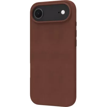dbramante1928 Lynge Flip Case for Mobile Phone - MagSafe Compatible - Genuine Leather - Dark Tan - for Apple iPhone Air