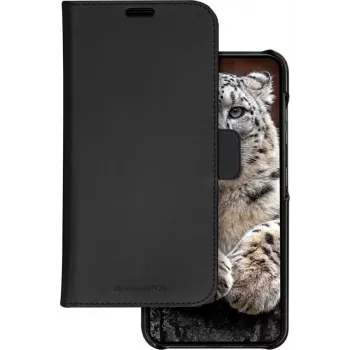 DBRAMANTE1928 Lynge rahakotikott Samsung Galaxy A55 5G jaoks - täistera nahk, must LY55GTBL6143