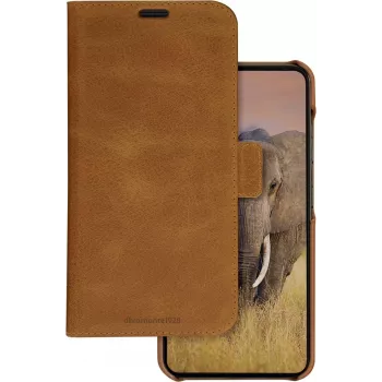 DBRAMANTE1928 Lynge rahakotikott Samsung Galaxy A55 5G jaoks - täistera nahk, tan LY55GT006144