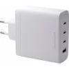 DBRAMANTE1928 Re-Charge GaN seinilaadija 140W – 4 väljundporti (3x USB-C, 1x USB-A) – Valge