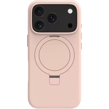 dbramante1928 Roskilde Kick Back Cover for Mobile Phone - MagSafe Compatibility - ICON - Rose Sand - for Apple iPhone 17 Pro