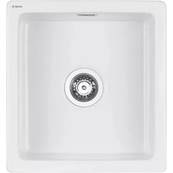 DEANTE 1-kraaniga keraamiline valamu valge 450mm pealispinnale paigaldusega