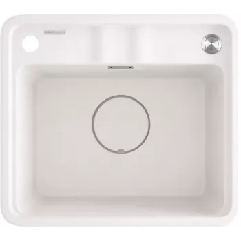 DEANTE 1-kraaniga graniitkomposiit köögivalamu must 580x440mm
