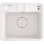 DEANTE 1-kraaniga graniitkomposiit köögivalamu must 580x440mm