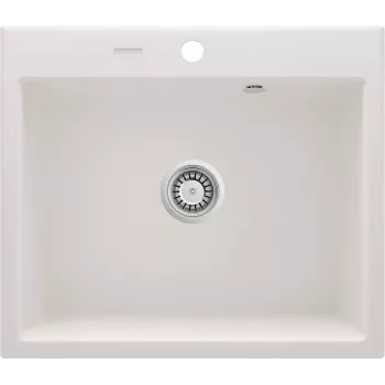 DEANTE 1-kraanikauss graniitkomposiidist köögivalamu must 580x490mm