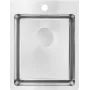 DEANTE 1-kraaniga terasest valamu Onyx Black graniitkomposiit pealepandav köögivalamu 530x500mm