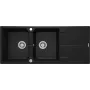 DEANTE 2-kraaniga graniitvalamu kuivatusrestiga - Onyx Black