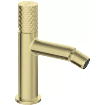 DEANTE Bidet Segistiga Käidushandiga, Seinale Paigaldatav, Kroomitud, Ühehoob, Messing, Keraamiline Kartušš 35 mm, G1/2 inch Ühendus, 120 cm Voolik, Vooluklass A, Akustiline Grupp II