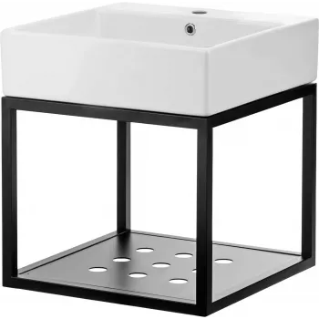 DEANTE CDTW6U5S rippuv vannitoamööbel koos valamuga 50x50 cm valge