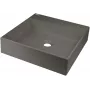 DEANTE Granite Countertop Washbasin with Tap Hole - 400x400 mm - Black