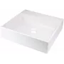 DEANTE Granite Countertop Washbasin with Tap Hole - 400x400 mm Black Onyx