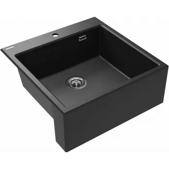 DEANTE Graniitvalamu 1-kraanikauss ZQE G10K Graphite