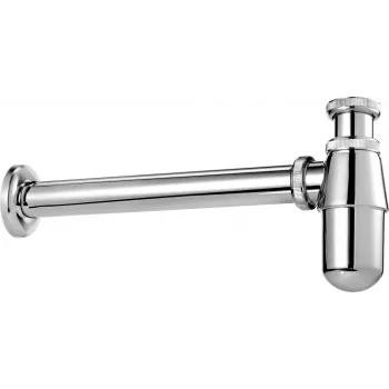 DEANTE NHC_031I Pudelist valamulõks, valge, G 1 1/4 inch sisselaskeava, 32 mm väljalaskeava, reguleeritava kõrgusega, EN 274