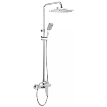 DEANTE Vihmadušš segistiga, kroom, 250 mm