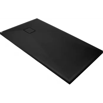 DEANTE Ristkülikukujuline Graniidist Dušialus 140x70 cm Must