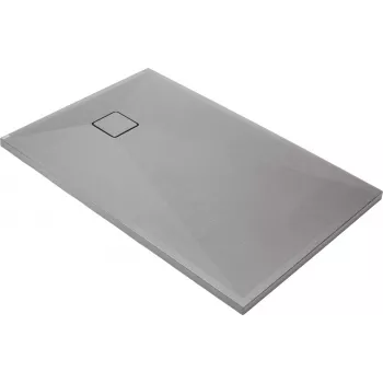 DEANTE Ristkülikukujuline Graniitist Dušialus 90x70 cm Must