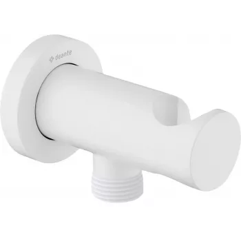 DEANTE Round Angled Connector with Handset Holder - Must