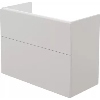 DEANTE Smart seinakäimla kapp ilma pealispinnata, valge läikiv, 2 pehme sulgumisega sahtlit, 60 cm
