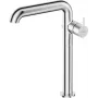 DEANTE Kõrge kraanikausisegisti ristkülikukujulise tilaga, kroom, messing, 1-auguline lauale paigaldatav, keraamiline kassett 35 mm, kõrgus 301 mm, ulatus 160 mm, vooluklass Z, akustiline rühm I