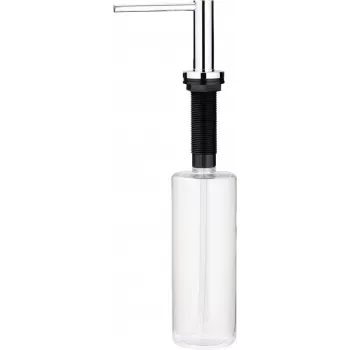 DEANTE ZZZ 00DD Nõudepesuvahendi dosaator käsnaga, 350 ml, must