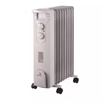 DEDRA DA-J2052F 2000W õliradiaator, 9 ribi, valge