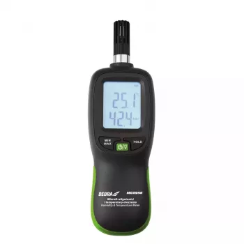 DEDRA MC0956 helitaseme mõõtur – 30-130 dBA digitaalne detsibellimõõtur A/C kaalumisega, taustvalgustusega LCD, andmete hoidmine, max/min, IEC 651 tüüp 2