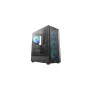 Deepcool CC550 4F Mid Tower korpus, 4x 120mm LED ventilaatorit, karastatud klaas, must