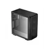 DeepCool CG560 keskmise suurusega korpus karastatud klaasist külgaknaga, must