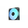 Deepcool FD12 ARGB V2 120mm PWM korpusventilaator - must