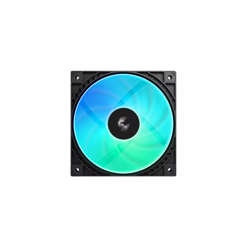 Deepcool FD12R ARGB V2 120mm PWM ARGB korpusiventilaator - must