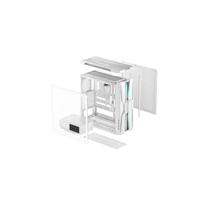 Deepcool GENOME III Valge Full-Tower korpus integreeritud 360mm vedelikjahutusega