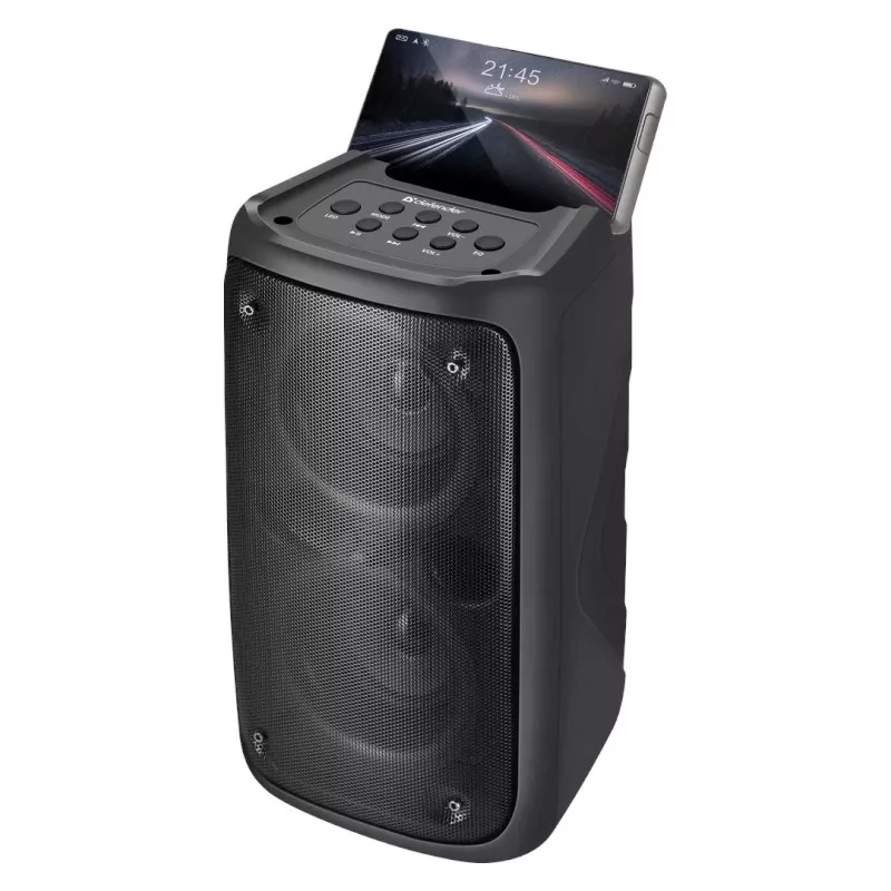 Defender Boomer 20 Bluetooth kõlar 20W valgusega, FM, USB, AUX, mikrofon