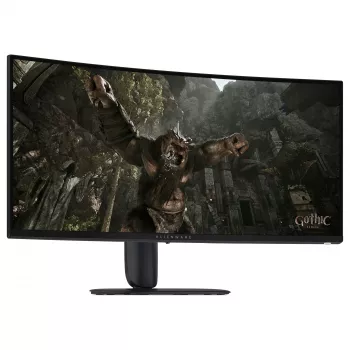 Dell Alienware AW3426DWM 34-tolline kumer WQHD mängumonitor - 3440x1440, 240Hz, 1ms, VA, HDR, USB-hub, kõrguse/pöörde reguleerimisega