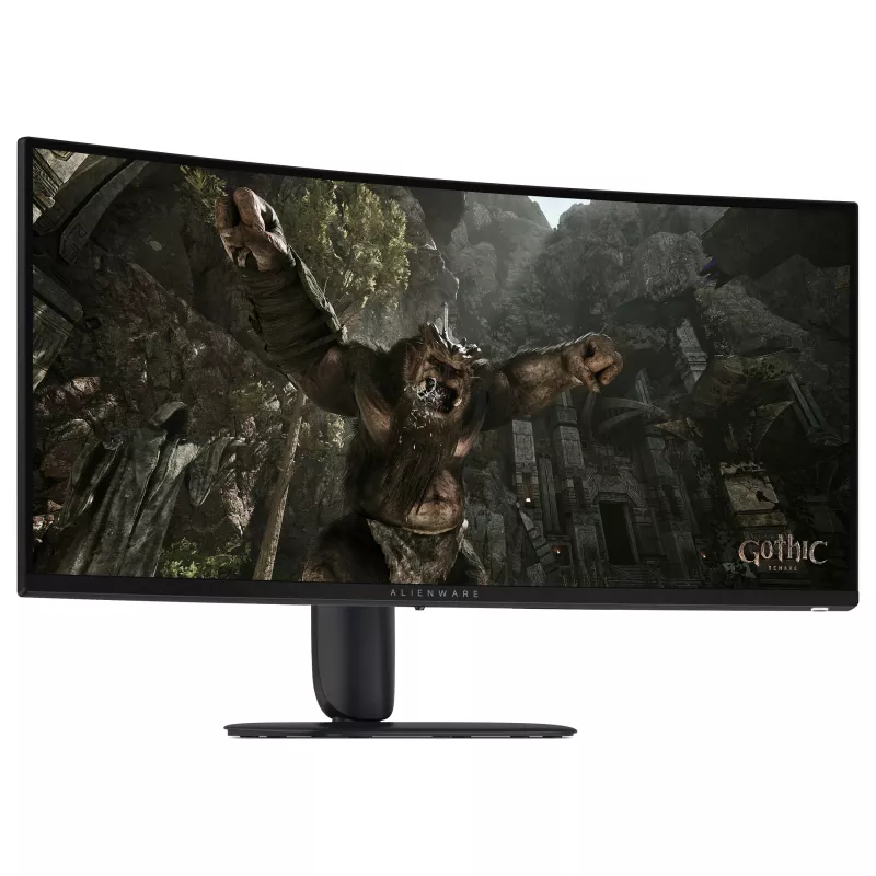 Dell Alienware AW3426DWM 34-tolline kumer WQHD mängumonitor - 3440x1440, 240Hz, 1ms, VA, HDR, USB-hub, kõrguse/pöörde reguleerimisega