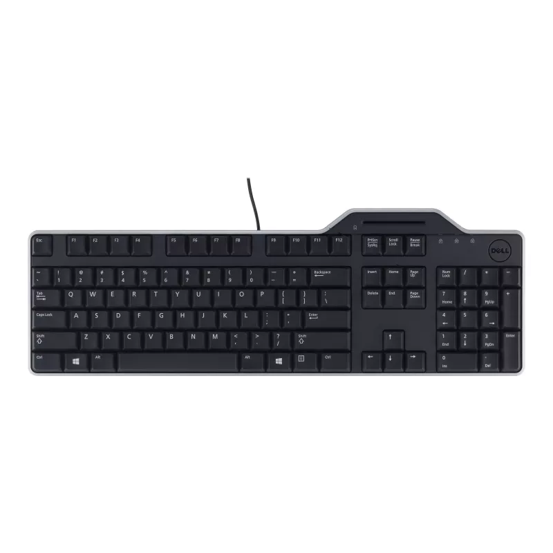 Dell KB813 Smartcard Keyboard - USB - AZERTY - Must