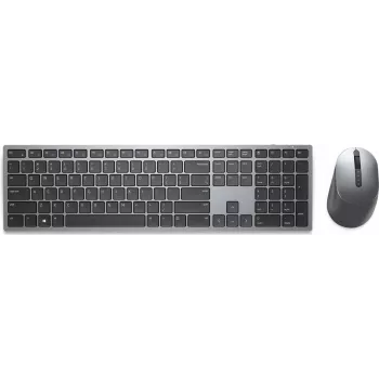 Dell KM7321W Premium traadita klaviatuuri ja hiire komplekt - RF 2,4 GHz & Bluetooth 5.0, täissuuruses, Titan Gray 02HHJ