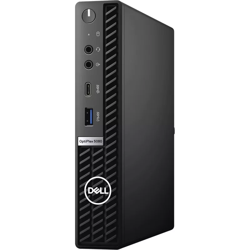 Dell OptiPlex 5080 Micro Desktop PC, Intel Core i5-10500T, 12GB RAM, 256GB SSD, Windows 10 Pro, Must