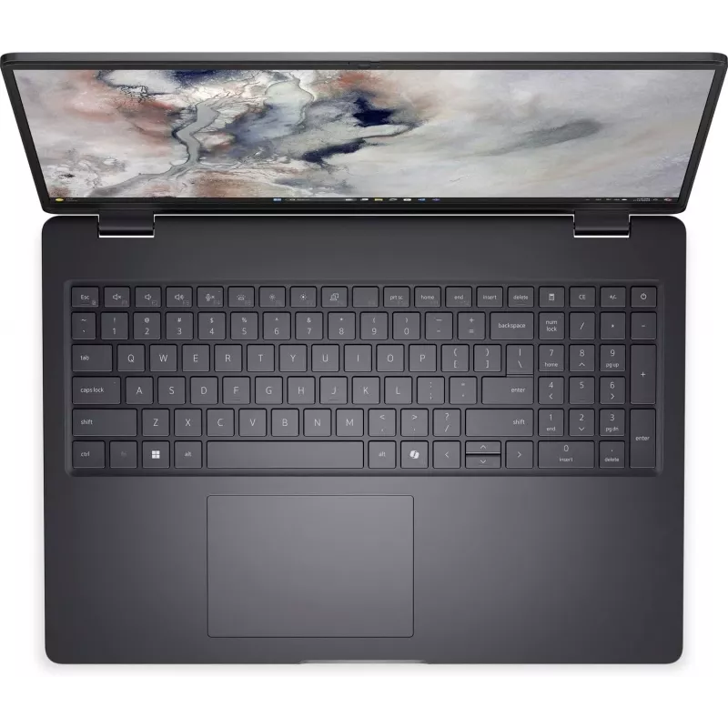 Dell Pro 16 PC16250 sülearvuti - Intel Core 5, 16GB muutmälu, 512GB SSD, 16-tolline WUXGA, Windows 11 Pro